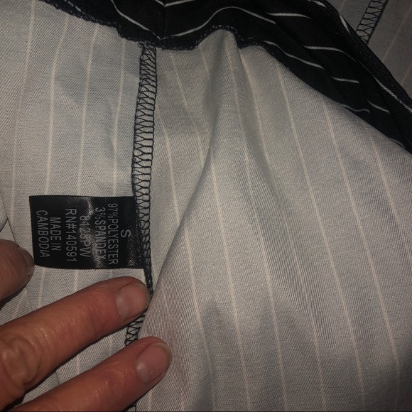 FLIRTY Full bellbottom! Black and white pinstripe, EUC! Size S. Pristine! - Picture 6 of 10